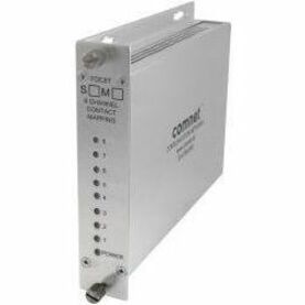 ComNet 8-Channel Contact Closure Receiver - Rack-mountable for Fire Alarm, Building Automation, Environmental Control System, Gate Control, Latching Relay, Alarm System