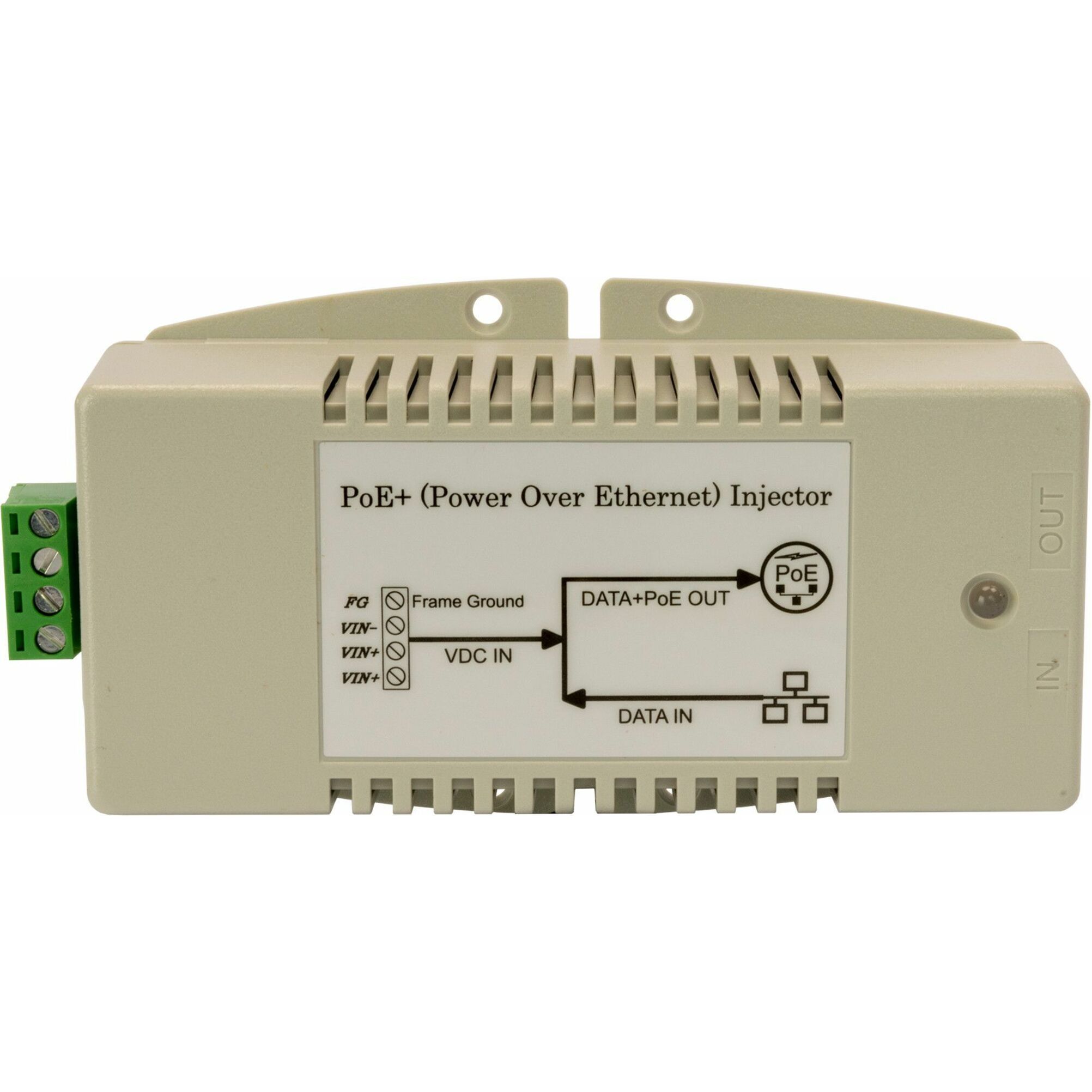 ComNet DC to DC Power over Ethernet Injector - 24 V DC Input - 10/100/1000Base-T Input Port(s) - 10/100/1000Base-T Output Port(s) - 35 W