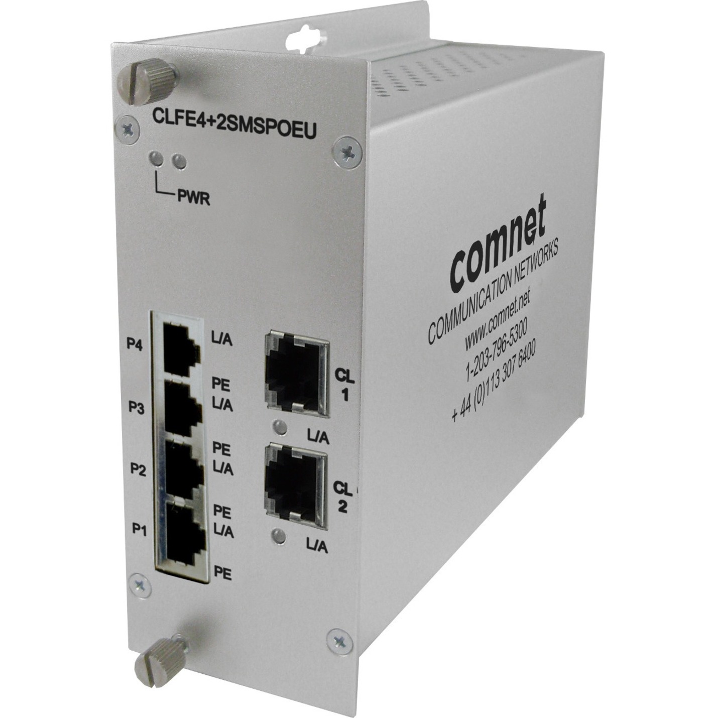 ComNet 10/100TX Drop/Insert/Repeat 4TX/2EX Self-Managed Switch with PoE+ - 6 Ports - Manageable - 2 Layer Supported - Twisted Pair, Coaxial - Wall Mountable, Surface Mount, DIN Rail Mountable, Rack-mountable, Standalone - Lifetime Limited Warranty