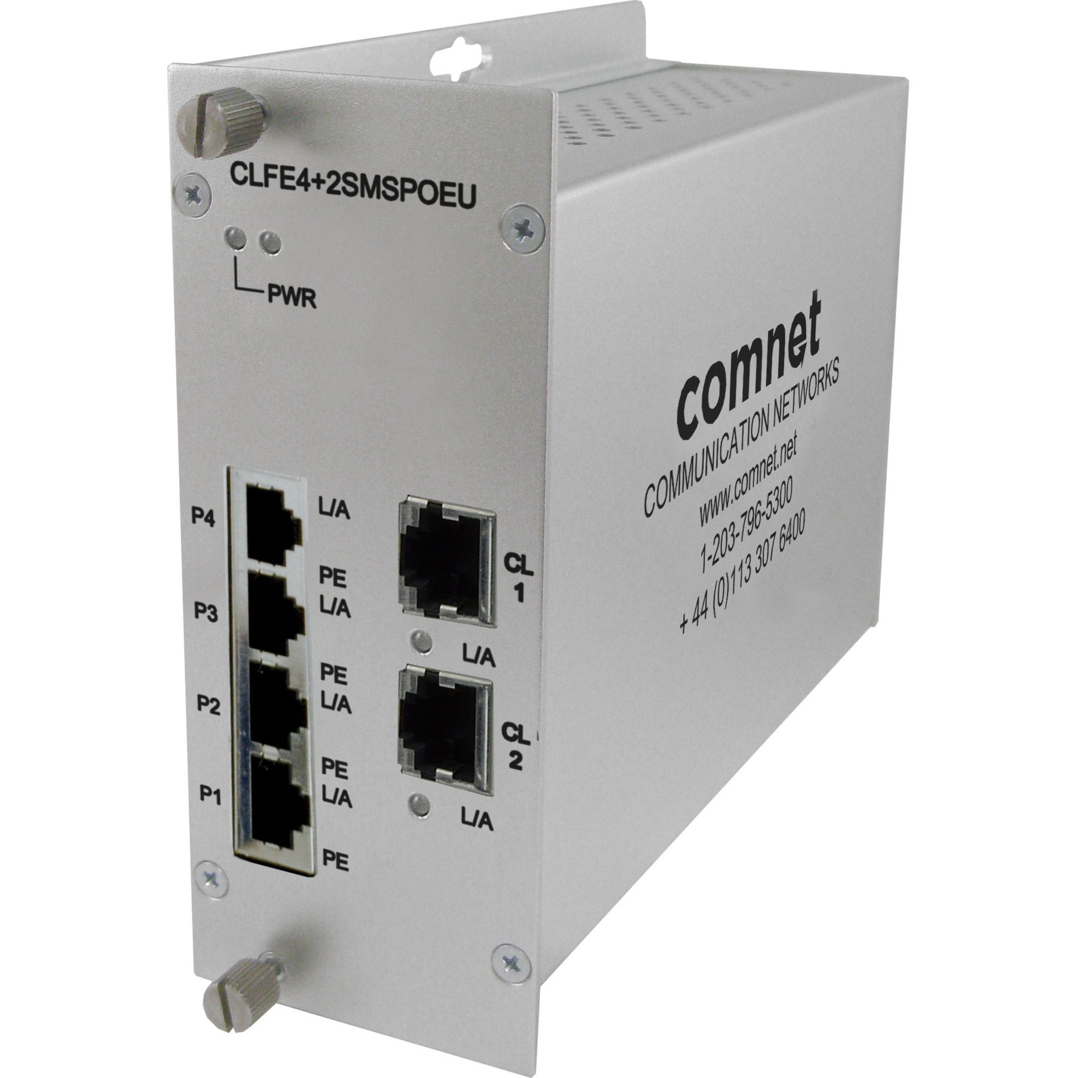 ComNet 10/100TX Drop/Insert/Repeat 4TX/2EX Self-Managed Switch with PoE+ - 6 Ports - Manageable - 2 Layer Supported - Twisted Pair, Coaxial - Wall Mountable, Surface Mount, DIN Rail Mountable, Rack-mountable, Standalone - Lifetime Limited Warranty