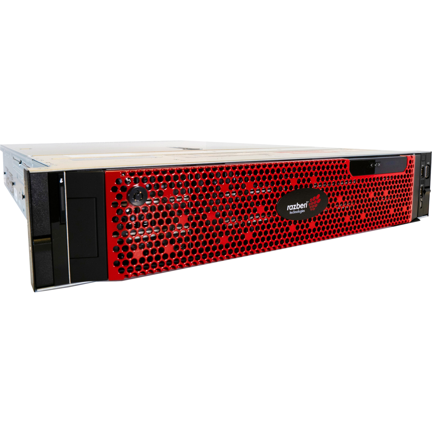 Razberi Enterprise 2U 12-Bay Rackmount Video Recording Server - 160 TB HDD - Video Server