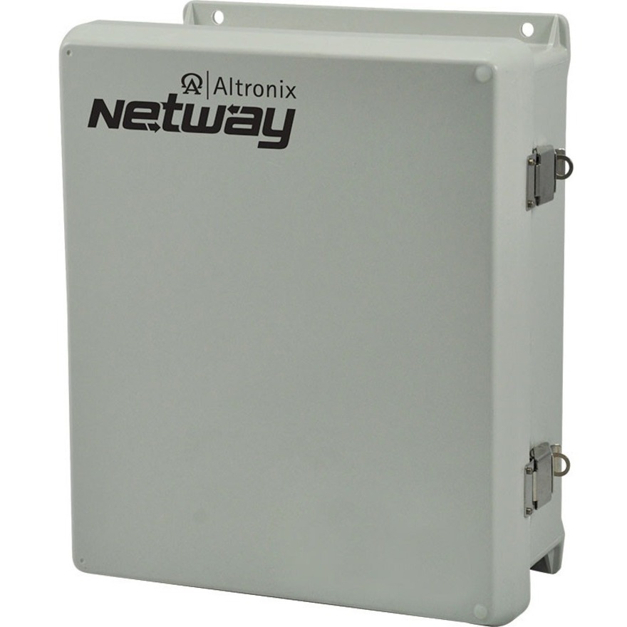 Altronix 4-port PoE+ Hardened Switch - 4 Ports - Manageable - Gigabit Ethernet - 10/100/1000Base-T, 1000Base-X - 2 Layer Supported - Modular - 1 SFP Slots - 120 W Power Consumption - 30 W PoE Budget - Twisted Pair, Optical Fiber - PoE Ports - Enclosure, Pole Mount - Lifetime Limited Warranty
