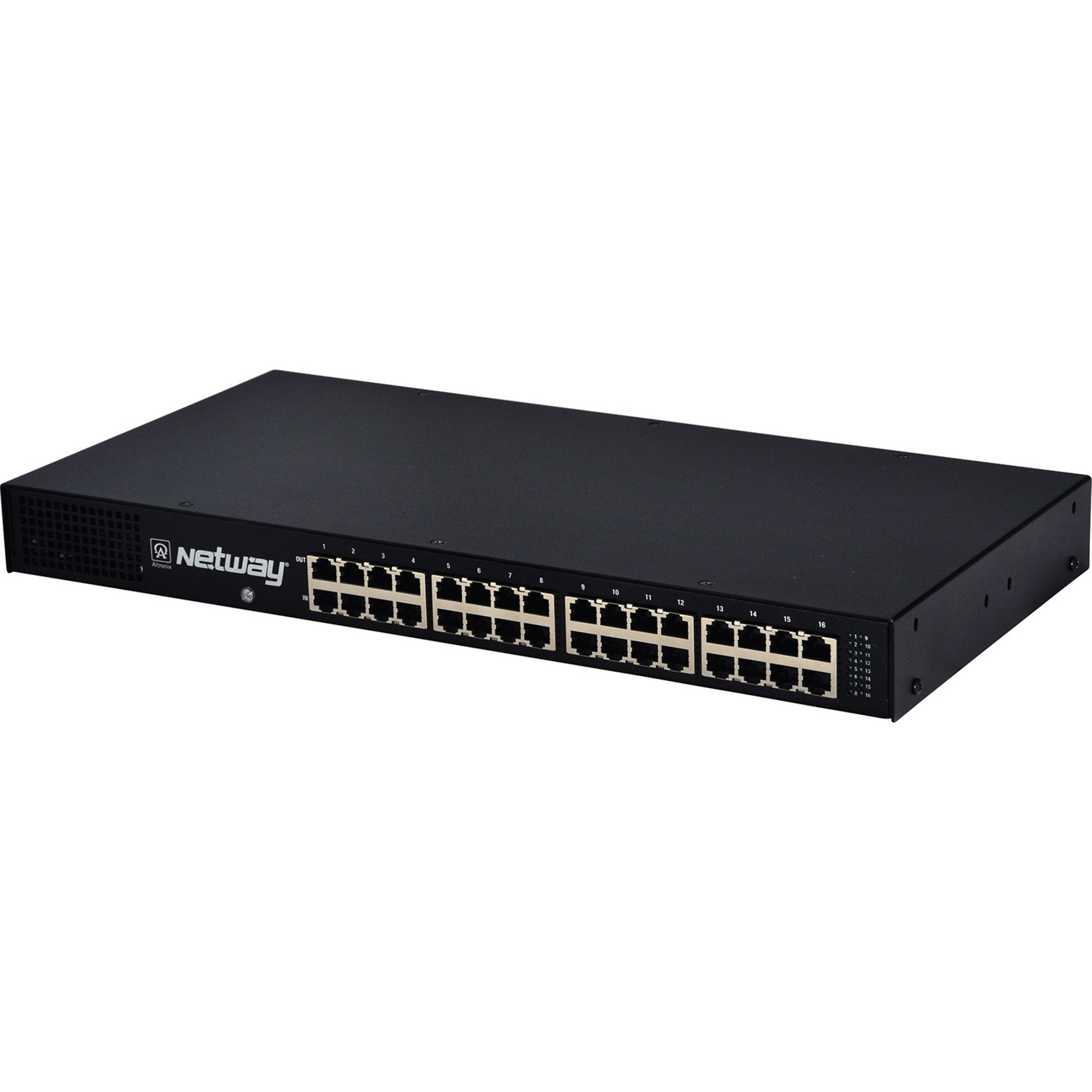 Altronix 16Port Managed POE+ MIDSPN 480W - 120 V AC, 230 V AC Input - 480 W - 1U - Rack-mountable