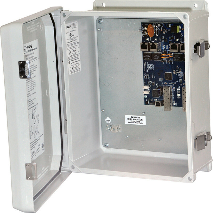 Altronix 4-port Outdoor Hardened 802.3bt 4PPoE Switch - 4 Ports - Manageable - Gigabit Ethernet - 10/100/1000Base-T, 1000Base-X - 2 Layer Supported - Multi-mode, Single-mode - Modular - 2 SFP Slots - 280 W PoE Budget - Optical Fiber, Twisted Pair - PoE Ports - Pole Mount, Enclosure
