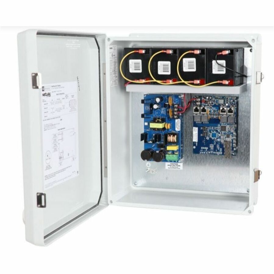 NetWay 4-Port PoE+ Hardened Switch - 4.0 Ports - Gigabit Ethernet - 10/100/1000Base-T, 1000Base-X - 2 Layer Supported - Modular - 1 SFP Slots - 120 W PoE Budget - Twisted Pair, Optical Fiber - PoE Ports - Enclosure, Pole Mount - Lifetime Limited Warranty