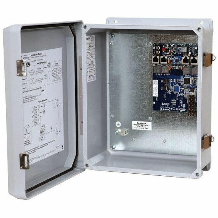 NetWay 4-Port PoE+ Hardened Switch - 4.0 Ports - Gigabit Ethernet - 10/100/1000Base-T, 1000Base-X - 2 Layer Supported - Modular - 1 SFP Slots - 120 W PoE Budget - Twisted Pair, Optical Fiber - PoE Ports - Enclosure, Pole Mount - Lifetime Limited Warranty