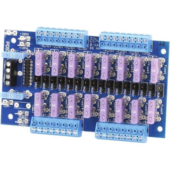 Altronix PDS16CB Dual Input Power Distribution Module, 16 PTC Outputs - LED Indicator