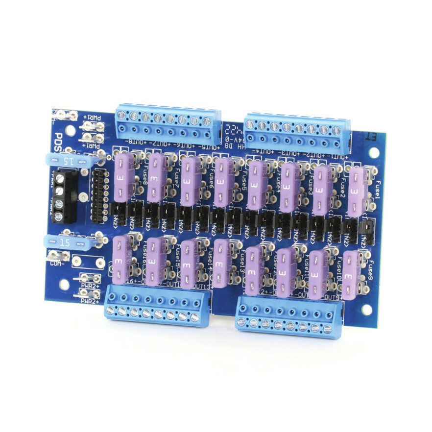 Altronix PDS16CB Dual Input Power Distribution Module, 16 PTC Outputs - LED Indicator
