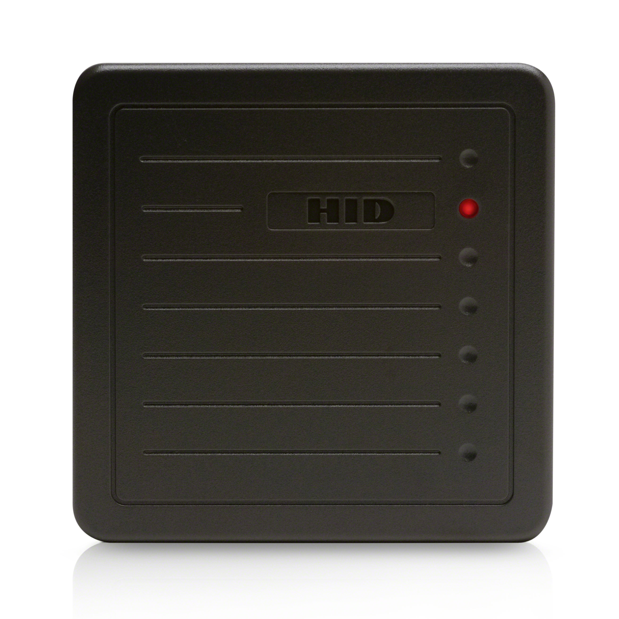 HID 125 kHz Wall Switch Proximity Reader - Contactless - Cable - 8" Operating Range - Wiegand - Wall Mountable - Gray