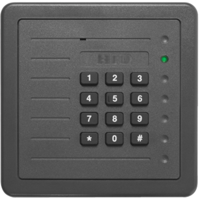 HID ProxPro 5352A Card Reader/Keypad Access Device - Gray - Proximity - 8" Operating Range - Serial - 28.5 V DC