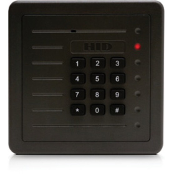 HID ProxPro Card Reader/Keypad Access Device - Charcoal Gray - Proximity - Wiegand