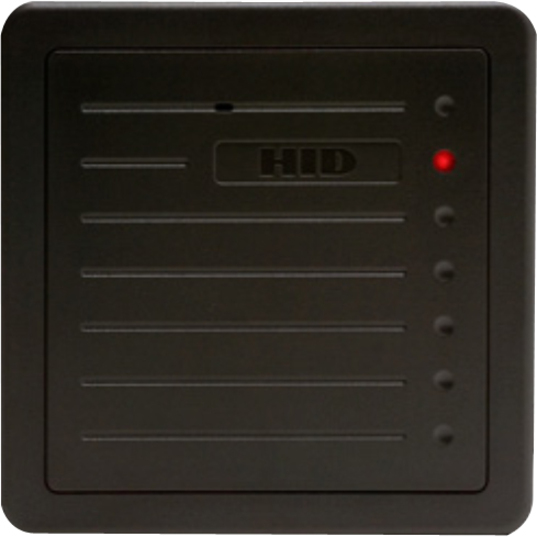 HID 125 Khz Versatile Proximity Card Reaader - Gray - Proximity, Key Code - 8" Operating Range - Serial - 28.5 V DC