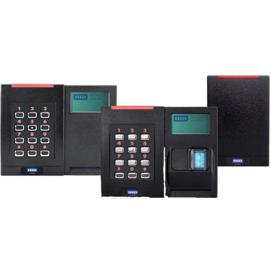 HID pivCLASS RPKCL40-P Smart Card Reader - Cable - 3.30" Operating Range - Black