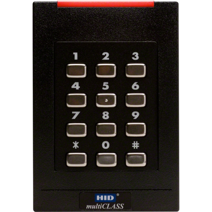 HID pivCLASS RPK40-H Smart Card Reader - Cable - Black