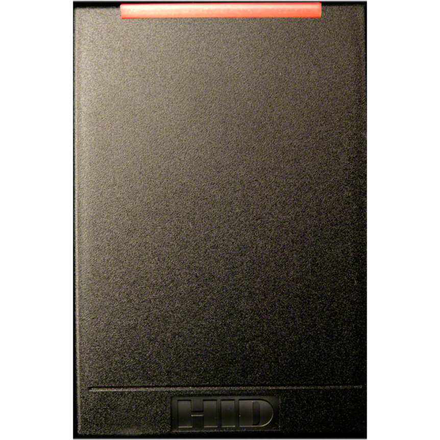 HID iCLASS SE R40 Smart Card Reader - Cable - 3.50" Operating Range - Black