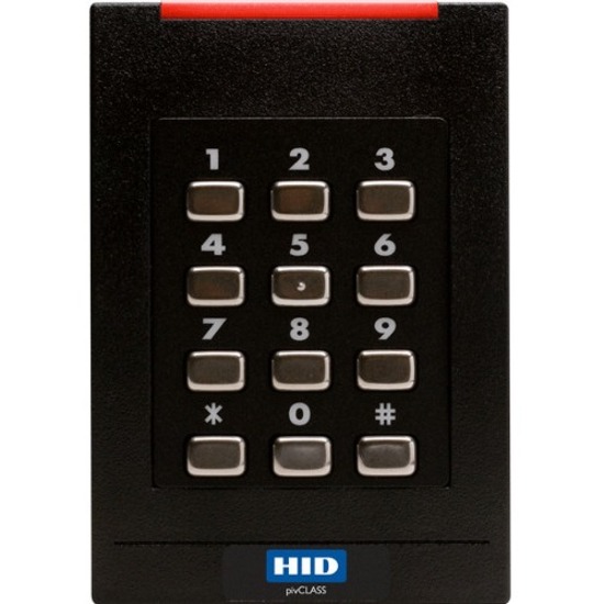 HID pivCLASS RPK40-H Smart Card Reader - Cable - Black