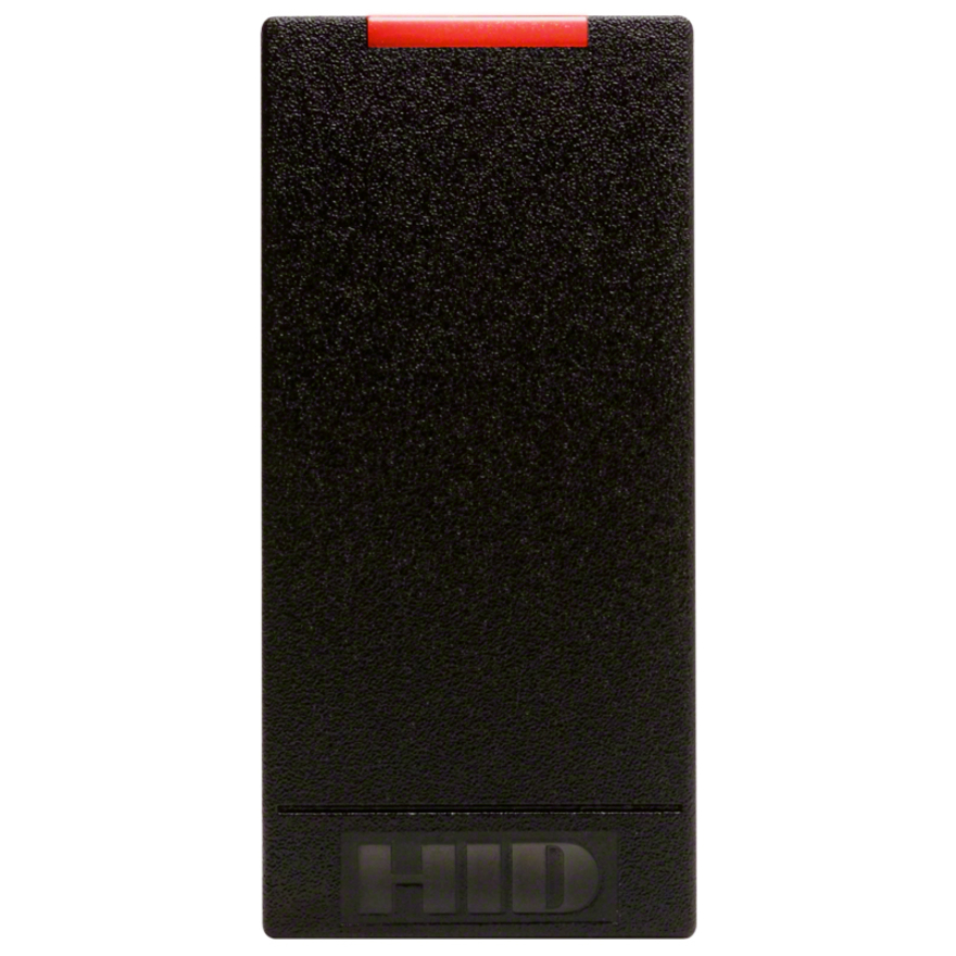 HID iCLASS R10 6100C Smart Card Reader - Cable - 3.25" Operating Range - Black