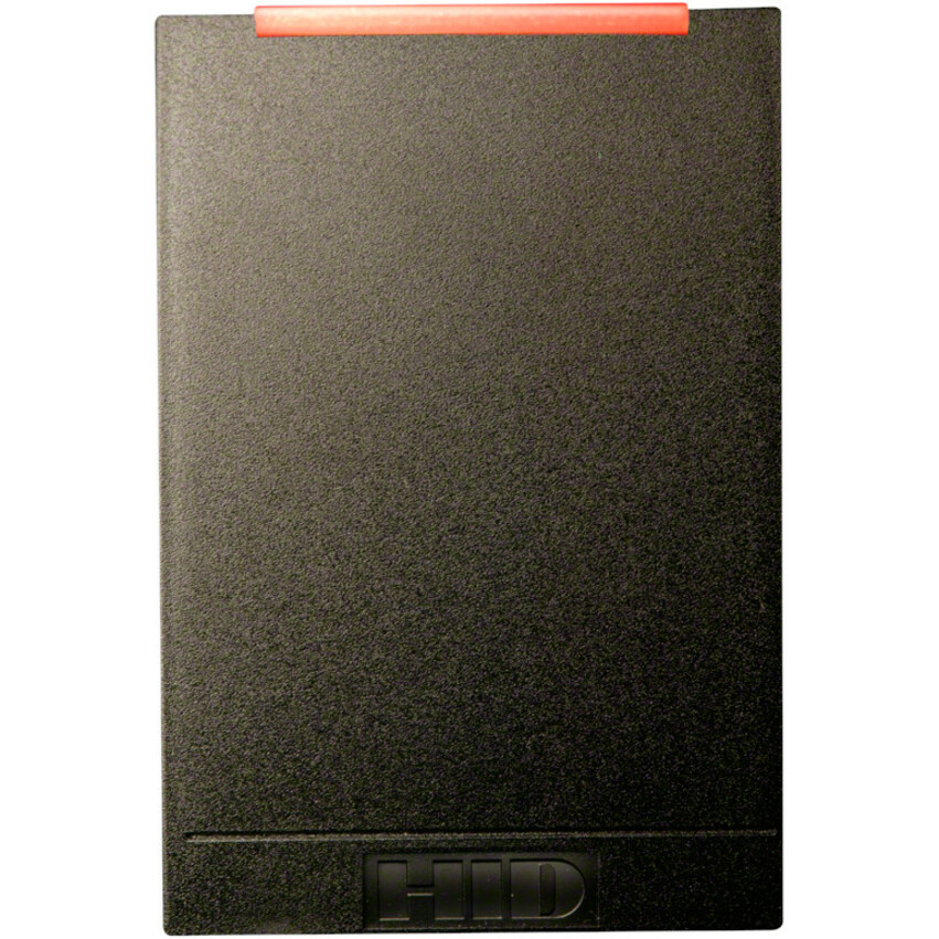HID iCLASS SE R40 6120 Smart Card Reader - Cable - 4.75" Operating Range - Black