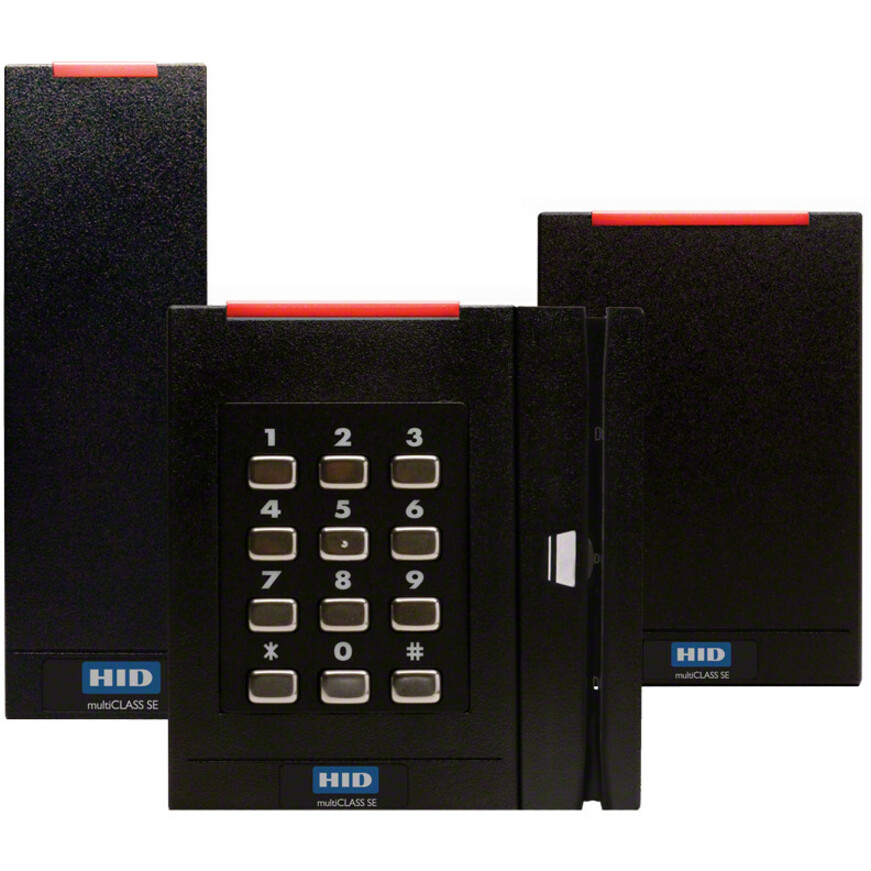 HID multiCLASS RP40 Smart Card Reader - Cable - 3.50" Operating Range - Black
