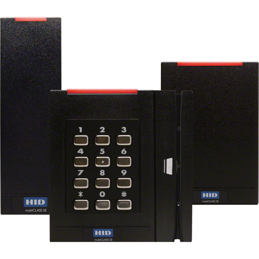 HID multiCLASS SE RP10 Smart Card Reader - Cable - 2.60" Operating Range - Black