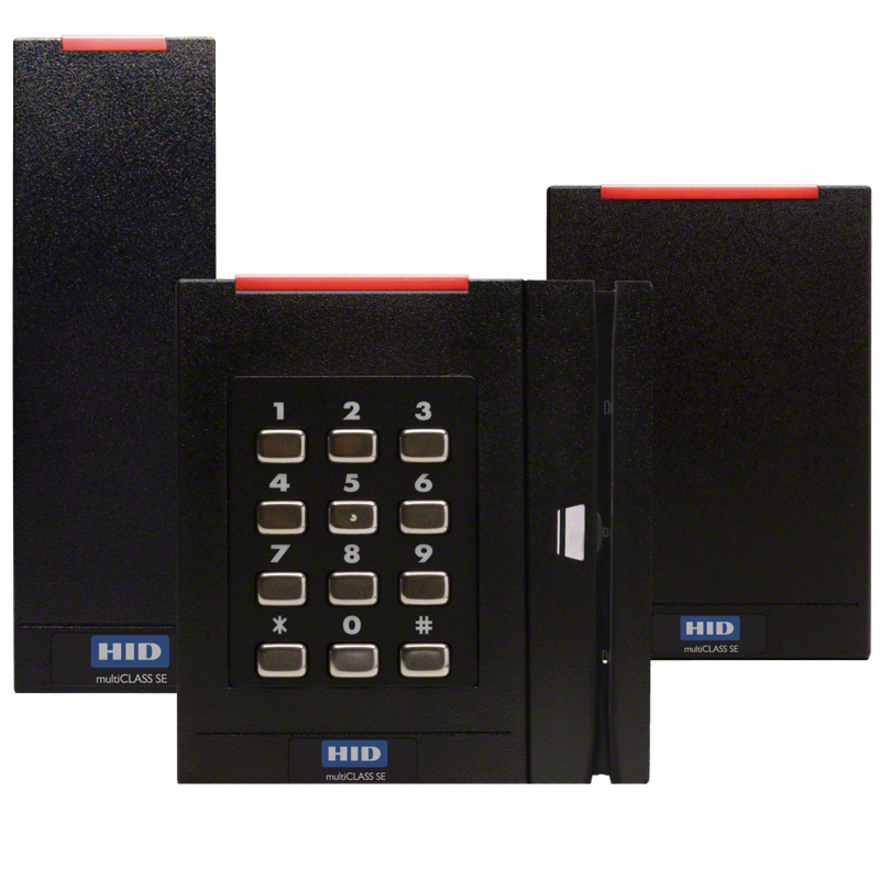 HID multiCLASS SE RP10 Smart Card Reader - Cable - 2.60" Operating Range - Black