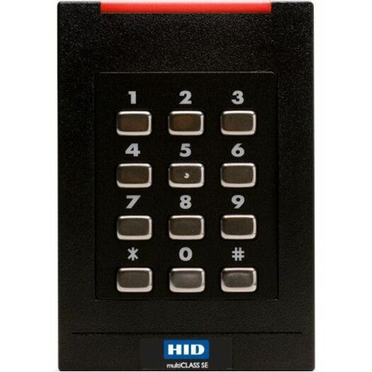 HID multiCLASS SE RPK4 Contactless Smart Card Reader - Wall Switch Keypad - Contactless - Cable - Wiegand - Wall Mountable