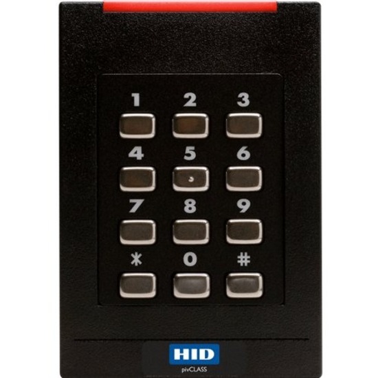 HID pivCLASS RPK40-H Smart Card Reader - Cable - Black