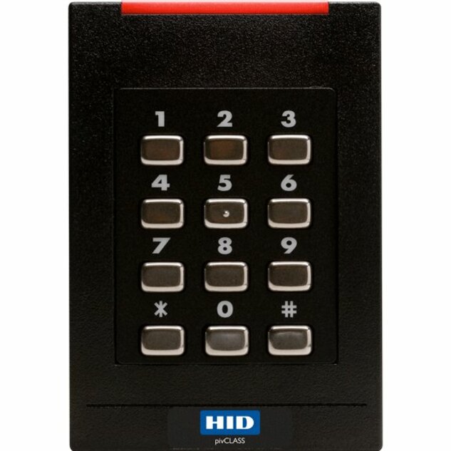 HID pivCLASS RPK40-H Smart Card Reader - Cable - Black