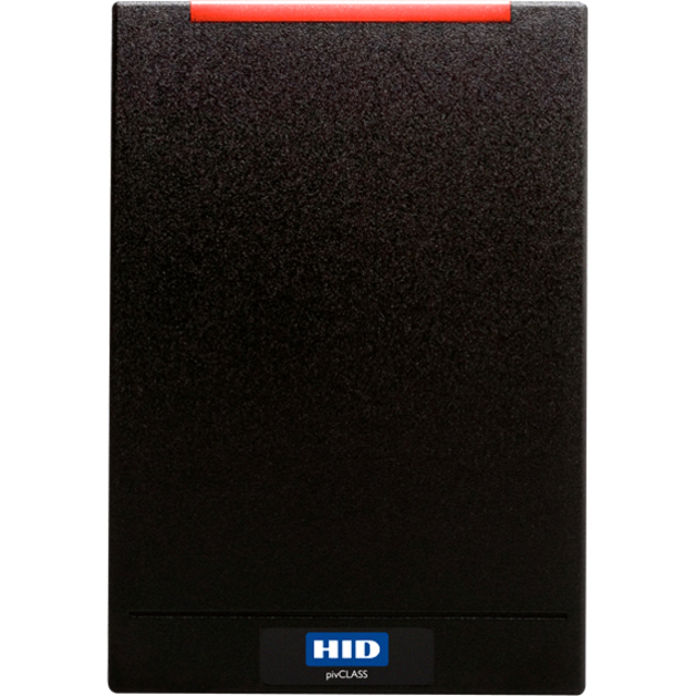 HID pivCLASS RP40-H Smart Card Reader - Cable - 3.30" Operating Range - Black
