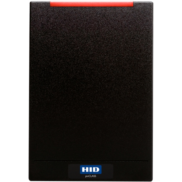 HID pivCLASS R40-H Smart Card Reader - Cable - 3.50" Operating Range - Black