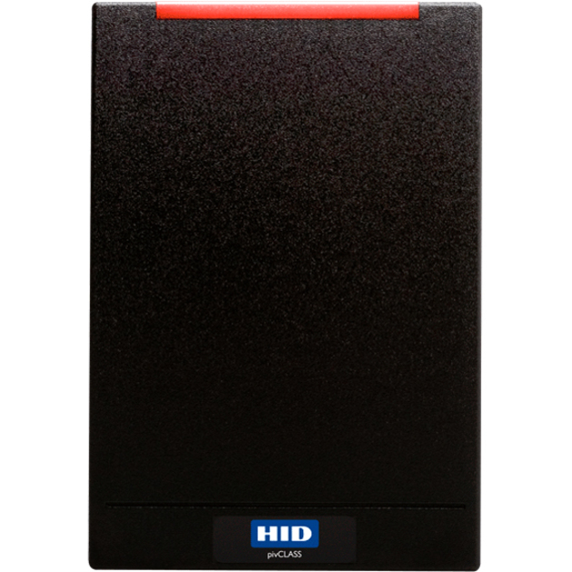 HID pivCLASS R40-H Smart Card Reader - Cable - 3.50" Operating Range - Black