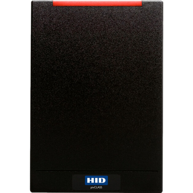 HID pivCLASS R40-H Smart Card Reader - Cable - 3.50" Operating Range - Black