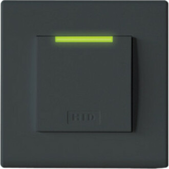 HID iCLASS SE R95A Smart Card Reader - Cable - 2.76" Operating Range - Black