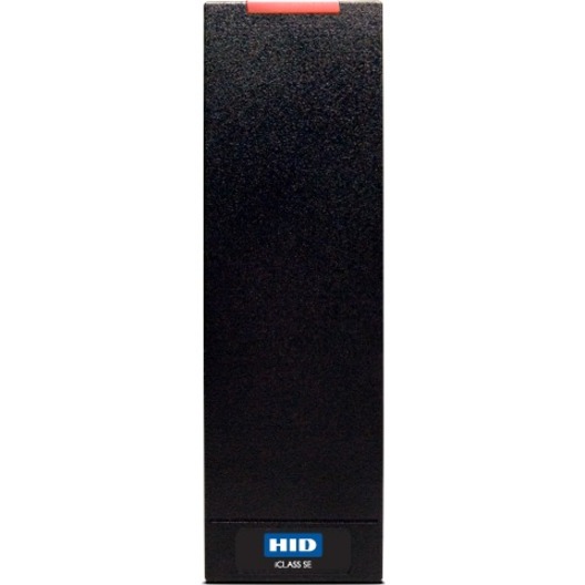 HID Mullion Contactless Smart Card Reader - Contactless - Cable - Wiegand, Pigtail - Mullion Mount - Black