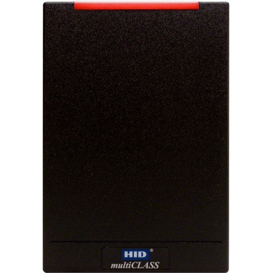 HID multiCLASS RP40 Smart Card Reader - Contactless - Cable - 4.50" Operating Range - Black