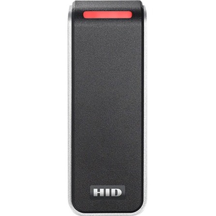 HID Signo 20 Card Reader Access Device - Black, Silver Door - Proximity - 3.94" Operating Range - Bluetooth - Serial - Wiegand - 12 V DC