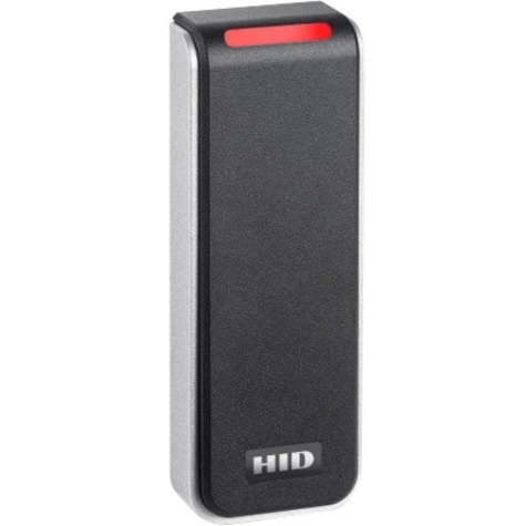 HID Signo 20 Card Reader Access Device - Black, Silver Door - Proximity - 3.94" Operating Range - Bluetooth - Serial - Wiegand - 12 V DC