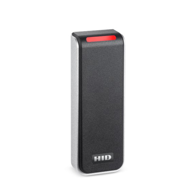 HID Signo 20 Card Reader Access Device - Black, Silver Door - Proximity - 3.94" Operating Range - Bluetooth - Serial - Wiegand - 12 V DC