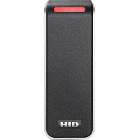 HID Signo 20 Card Reader Access Device - Black, Silver Door - Proximity - 3.94" Operating Range - Bluetooth - Serial - Wiegand - 12 V DC
