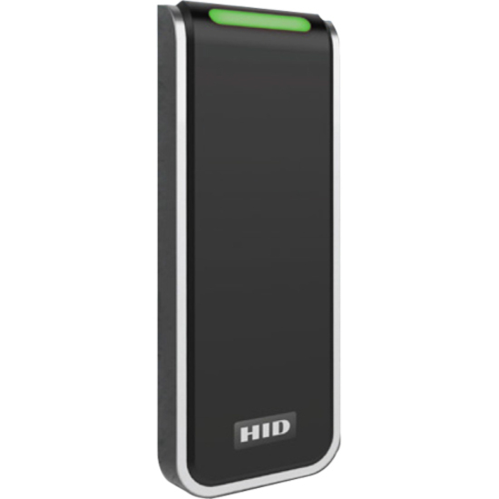 HID Signo 20 Card Reader Access Device - Black, Silver Door, Indoor, Outdoor - Proximity - 3.94" Operating Range - Bluetooth - Serial - Wiegand - 12 V DC
