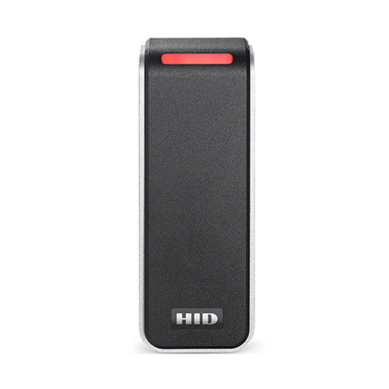 HID Signo 20 Card Reader Access Device - Black, Silver Door, Indoor, Outdoor - Proximity - 3.94" Operating Range - Bluetooth - Serial - Wiegand - 12 V DC