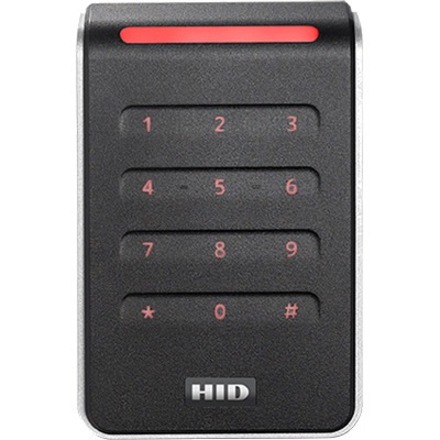 HID Signo 40K Smart Card Reader - Contactless - Cable - 4" Operating Range - Wiegand - Black, Silver