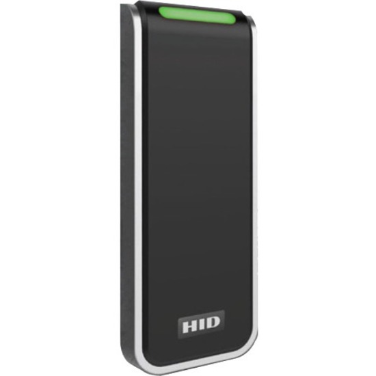 HID Signo 20 Card Reader Access Device - Black, Silver Door - Proximity - 3.94" Operating Range - Bluetooth - Serial - Wiegand - 12 V DC