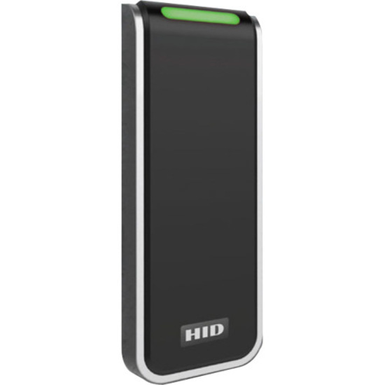 HID Signo 20 Card Reader Access Device - Black, Silver Door - Proximity - 3.94" Operating Range - Bluetooth - Serial - Wiegand - 12 V DC