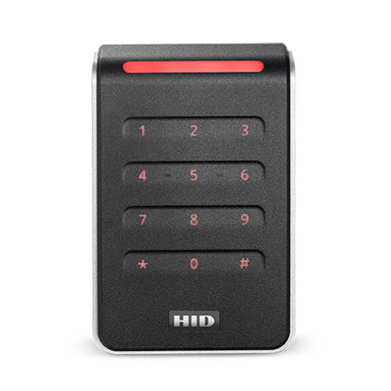 HID Signo 40K Smart Card Reader - Contactless - Cable - Pigtail - Black, Silver