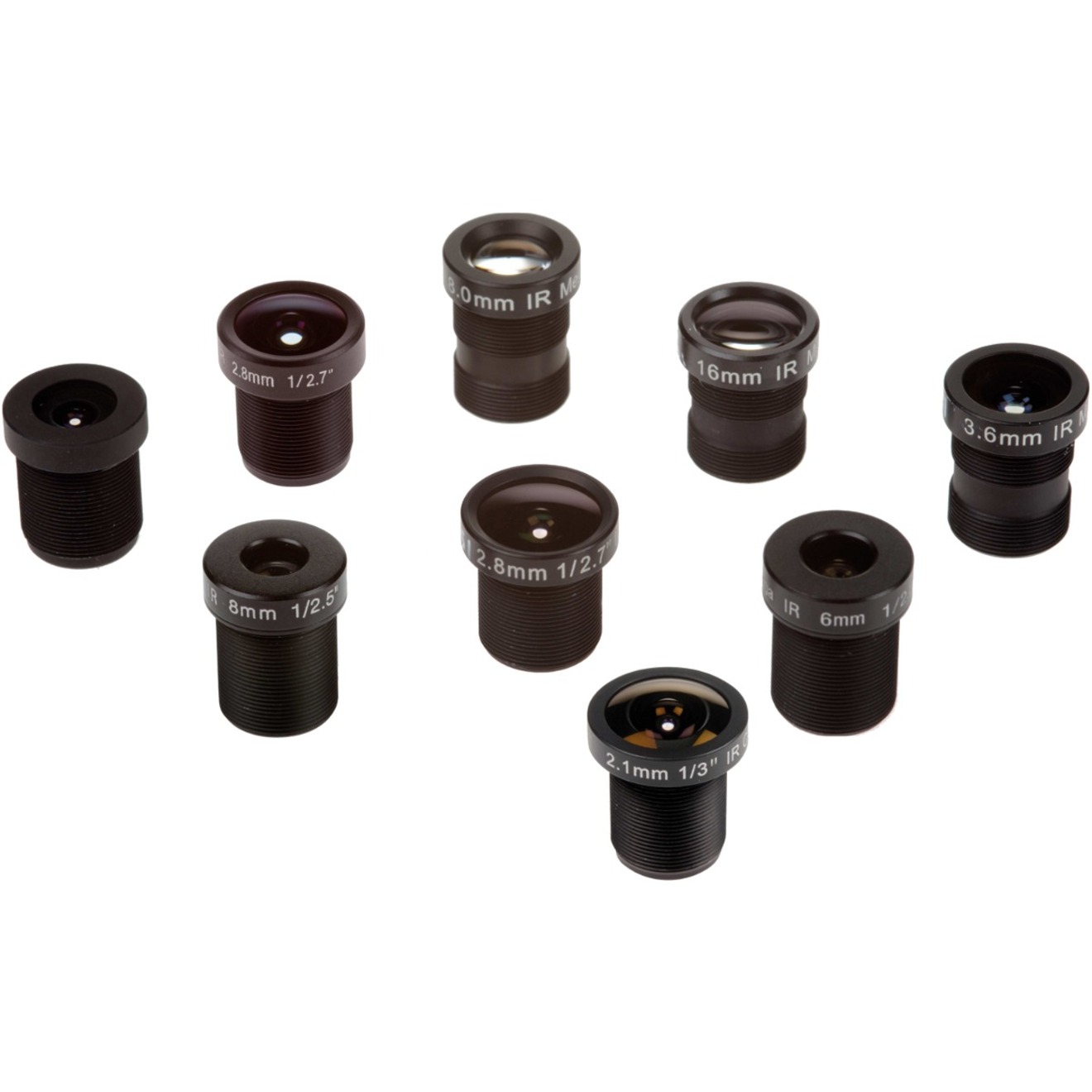 Axis M12 16mm f/1.8 Megapixel Fixed Focus Lens - 16mm - f/1.8
