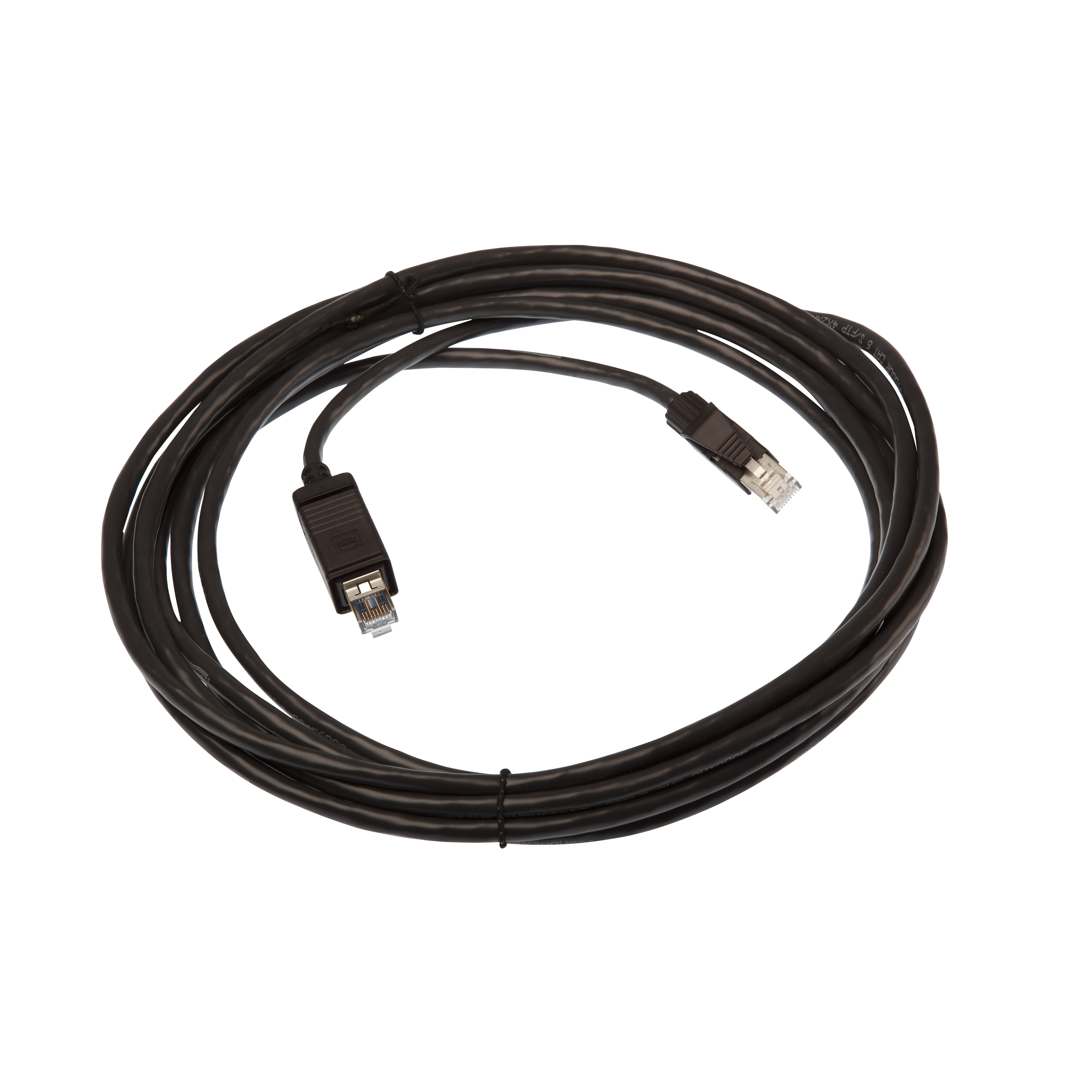 AXIS 5502-731 Cat.6 Cable - 16.40 ft Category 6 Network Cable for Network Device, Network Camera - First End: 1 x RJ-45 Network - Male - Second End: 1 x RJ-45 Network - Male - Shielding - Black - 1 - TAA Compliant