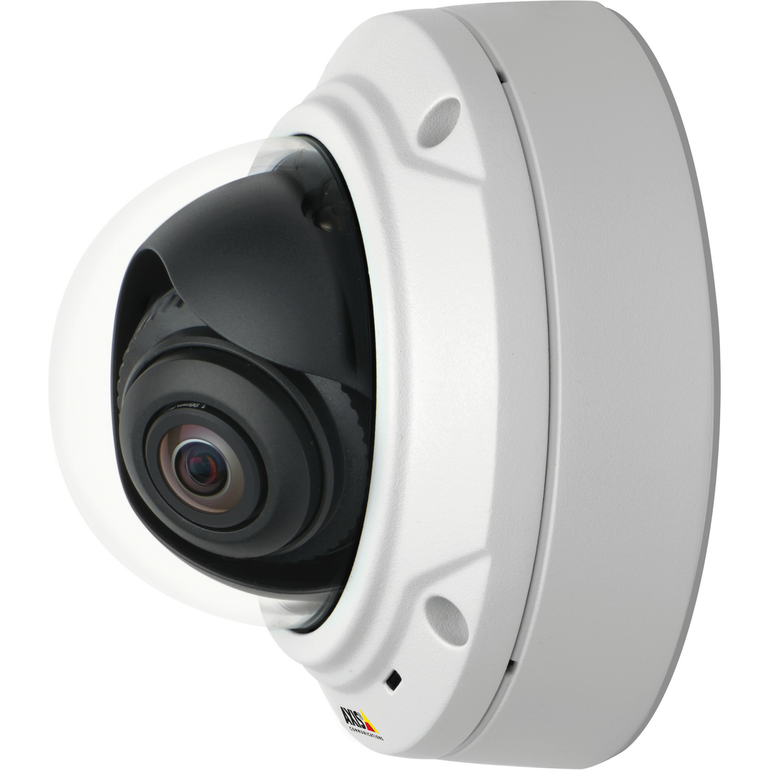 AXIS M3026-VE 3 Megapixel Indoor/Outdoor Network Camera - Color, Monochrome - Dome - White - H.264, MJPEG, MPEG-4 - 2048 x 1536 Fixed Lens - 30 fps - CMOS - Fast Ethernet - Vandal Resistant, Impact Resistant
