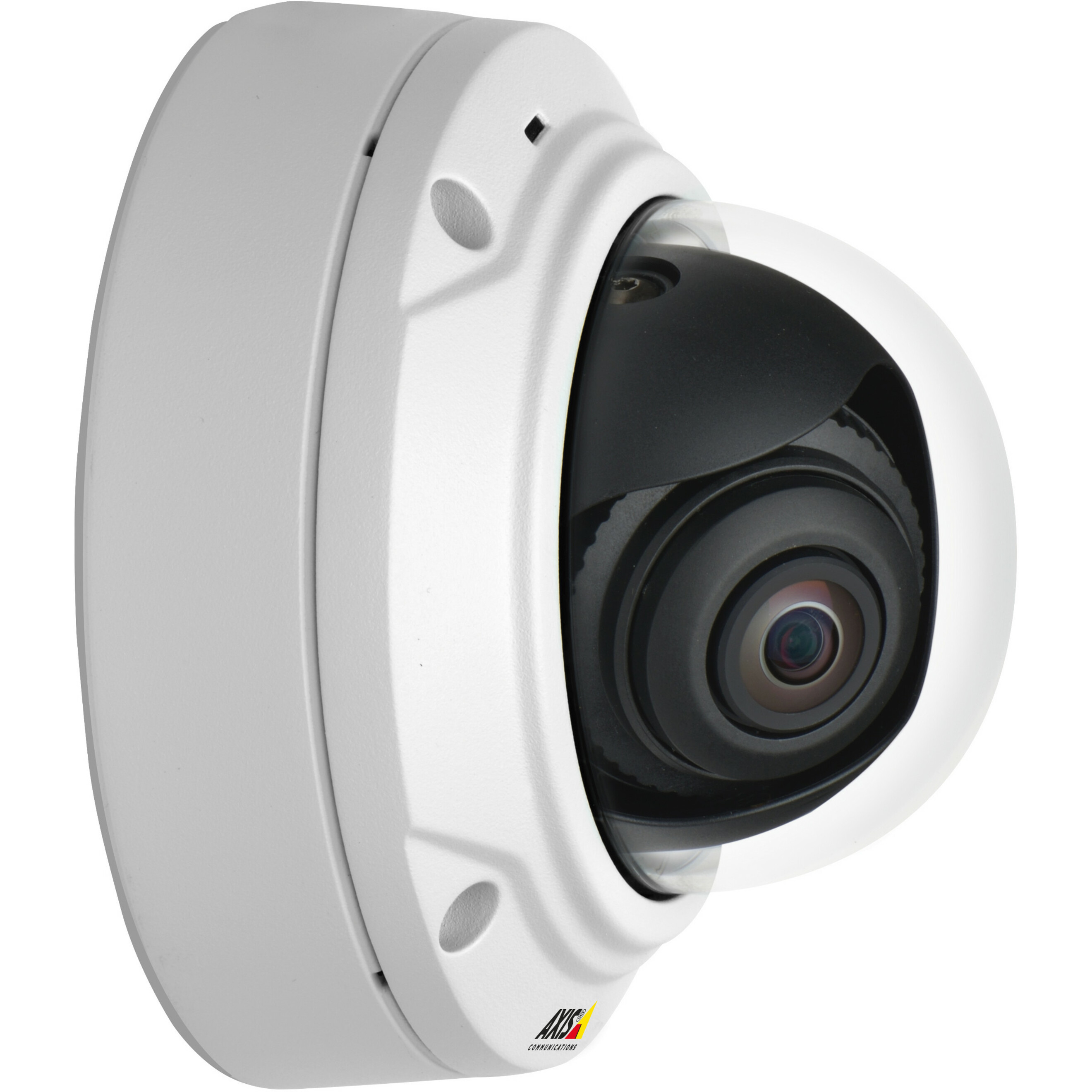 AXIS M3026-VE 3 Megapixel Indoor/Outdoor Network Camera - Color, Monochrome - Dome - White - H.264, MJPEG, MPEG-4 - 2048 x 1536 Fixed Lens - 30 fps - CMOS - Fast Ethernet - Vandal Resistant, Impact Resistant