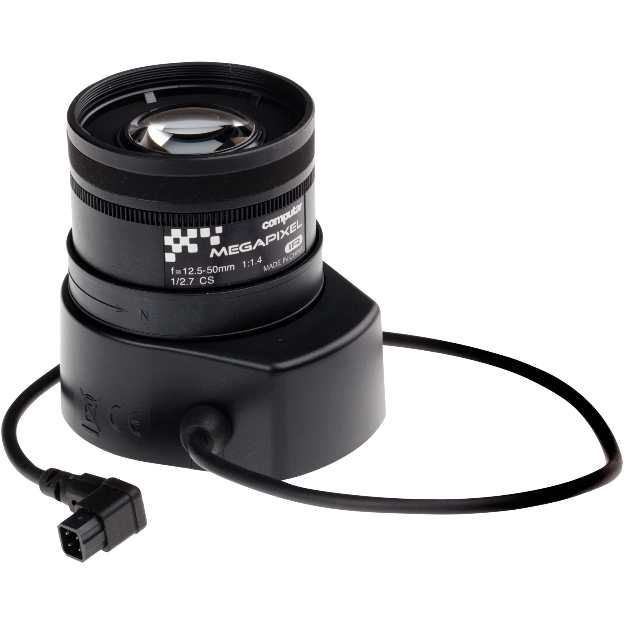 AXIS Computar - 12.50 mm to 50 mmf/1.4 - Telephoto Zoom Lens for CS Mount - Designed for Surveillance Camera - 4x Optical Zoom - 1.8" Diameter